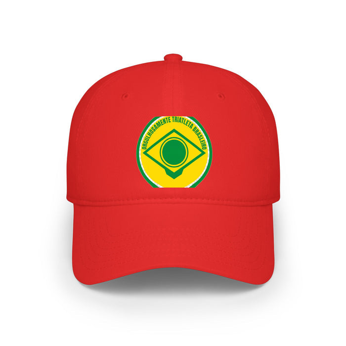 Orgulhosamente Triatleta Brasileiro Low Profile Baseball Cap — Swim