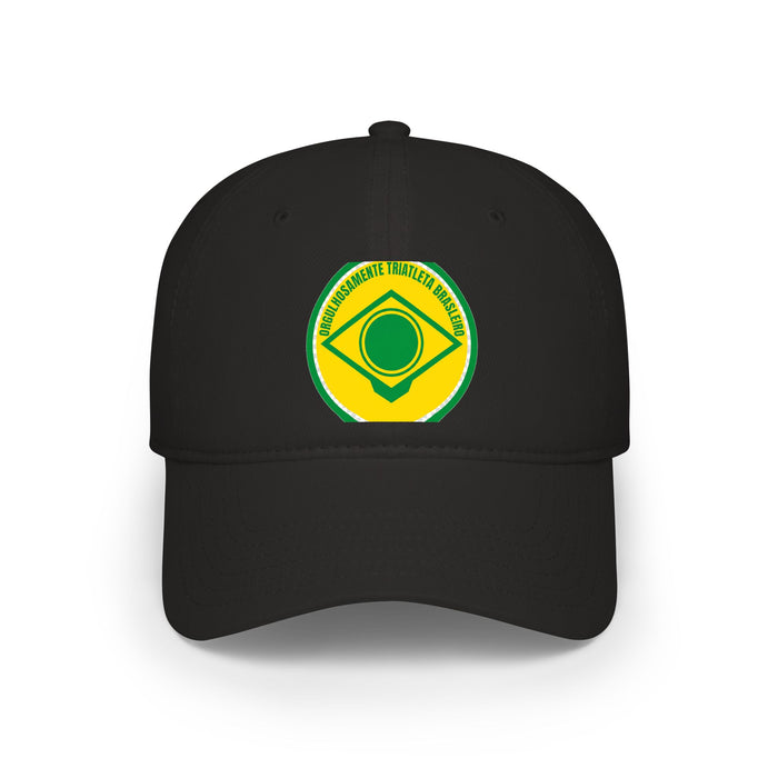Orgulhosamente Triatleta Brasileiro Low Profile Baseball Cap — Swim