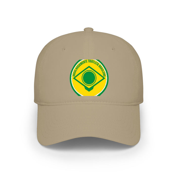 Orgulhosamente Triatleta Brasileiro Low Profile Baseball Cap — Swim