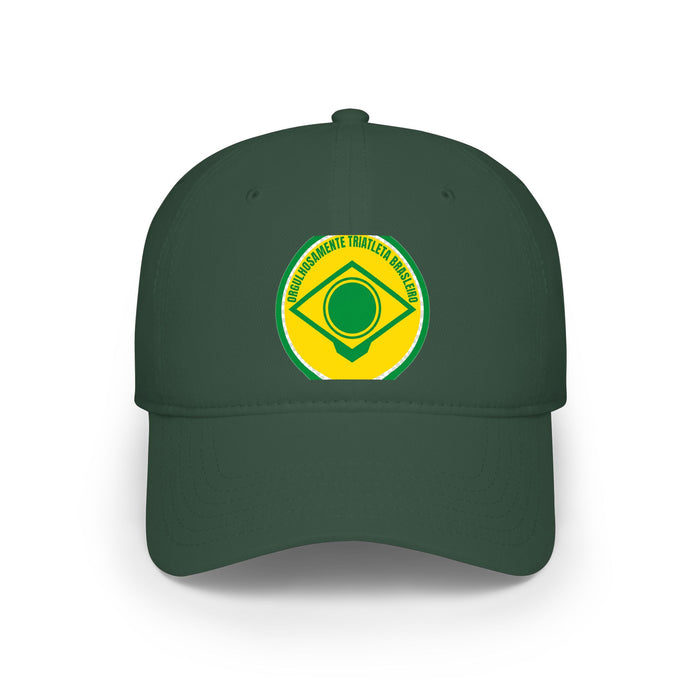 Orgulhosamente Triatleta Brasileiro Low Profile Baseball Cap — Swim
