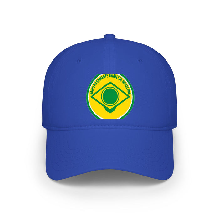 Orgulhosamente Triatleta Brasileiro Low Profile Baseball Cap — Swim