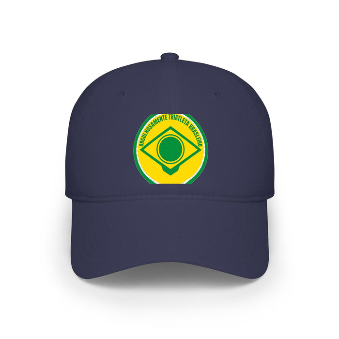 Orgulhosamente Triatleta Brasileiro Low Profile Baseball Cap — Swim