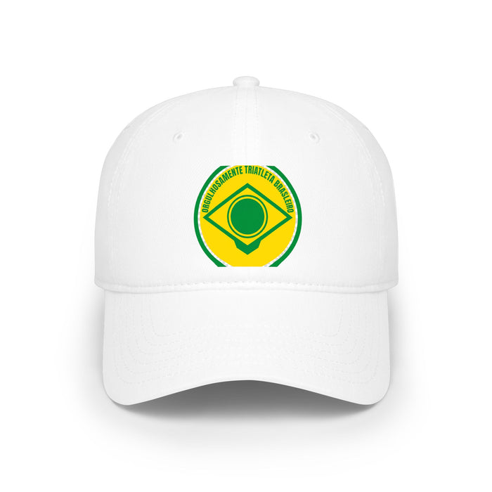 Orgulhosamente Triatleta Brasileiro Low Profile Baseball Cap — Swim