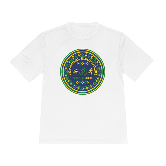 Orgulhosamente Triatleta Brasileiro Moisture-Wicking Performance Tee