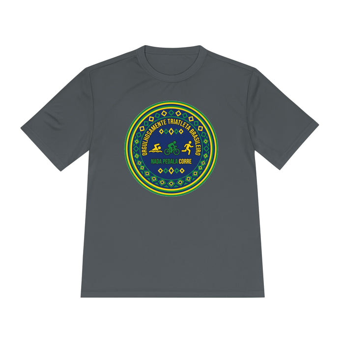 Orgulhosamente Triatleta Brasileiro Moisture-Wicking Performance Tee