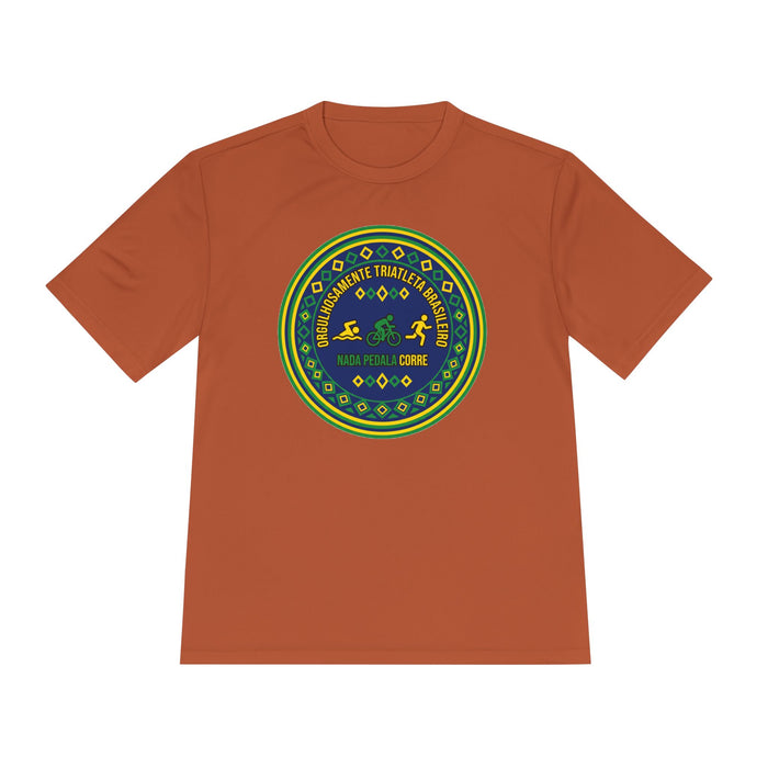 Orgulhosamente Triatleta Brasileiro Moisture-Wicking Performance Tee