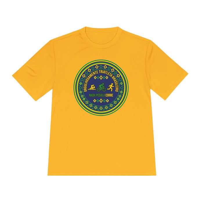 Orgulhosamente Triatleta Brasileiro Moisture-Wicking Performance Tee