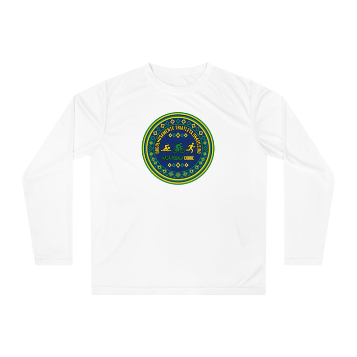 Orgulhosamente Triatleta Brasileiro Performance Long Sleeve — Swim B