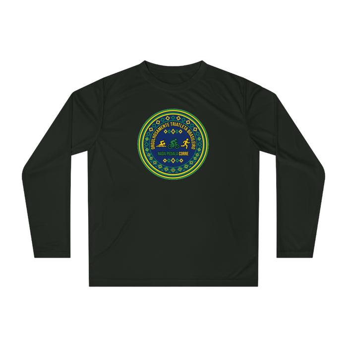 Orgulhosamente Triatleta Brasileiro Performance Long Sleeve — Swim B