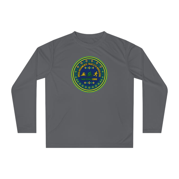 Orgulhosamente Triatleta Brasileiro Performance Long Sleeve — Swim B