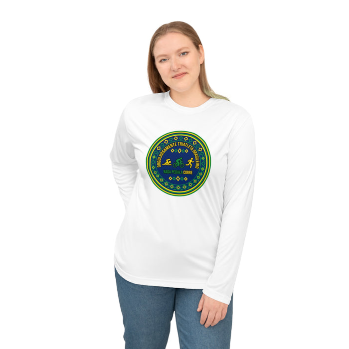 Orgulhosamente Triatleta Brasileiro Performance Long Sleeve — Swim B