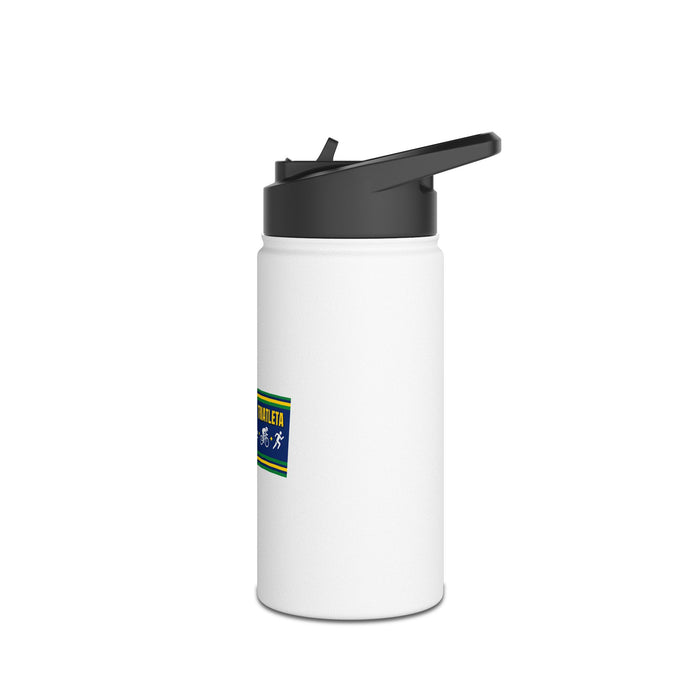 Orgulhosamente Triatleta Brasileiro Stainless Steel Water Bottle — S