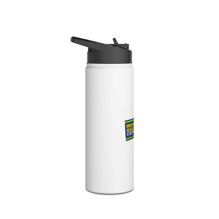 Orgulhosamente Triatleta Brasileiro Stainless Steel Water Bottle — S