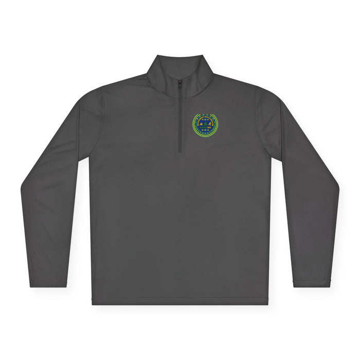 Orgulhosamente Triatleta Brasileiro Unisex Quarter-Zip Pullover — Sw