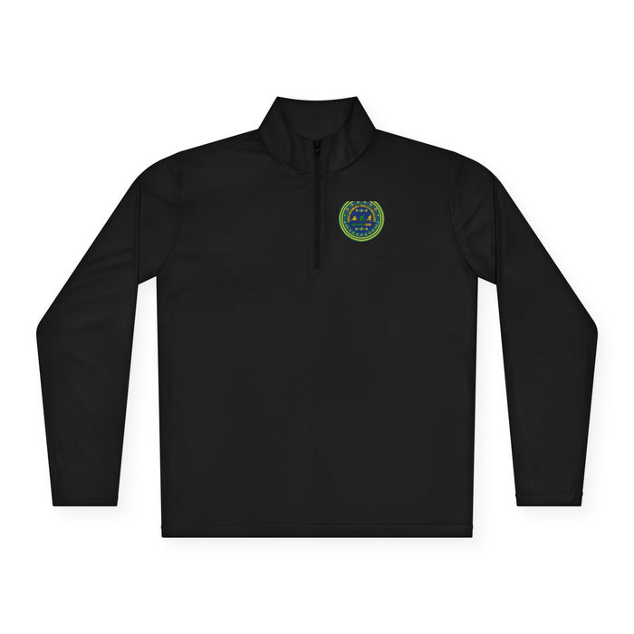 Orgulhosamente Triatleta Brasileiro Unisex Quarter-Zip Pullover — Sw