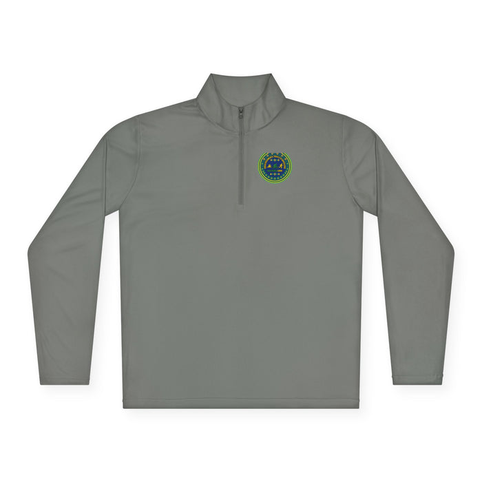 Orgulhosamente Triatleta Brasileiro Unisex Quarter-Zip Pullover — Sw