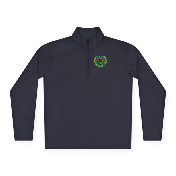 Orgulhosamente Triatleta Brasileiro Unisex Quarter-Zip Pullover — Sw