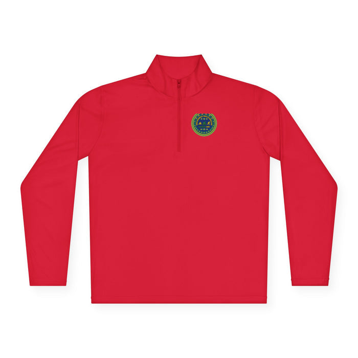Orgulhosamente Triatleta Brasileiro Unisex Quarter-Zip Pullover — Sw