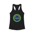 Orgulhosamente Triatleta Brasileiro Women's Racerback Tank — Swim Bi