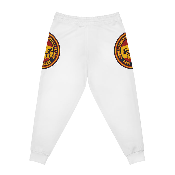 Orgullosamente Triatleta Español Athletic Joggers — Swim Bike Run Sp