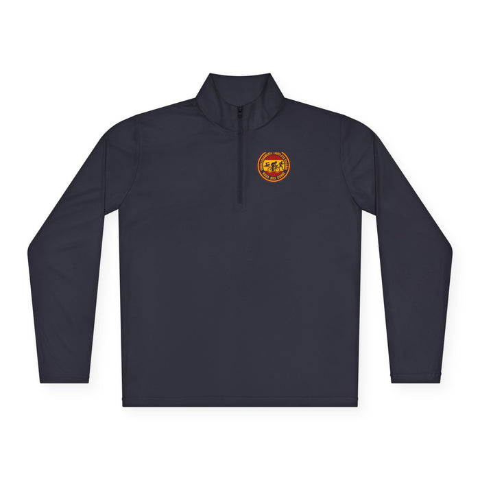 Orgullosamente Triatleta Español Unisex Quarter-Zip Pullover — Swim