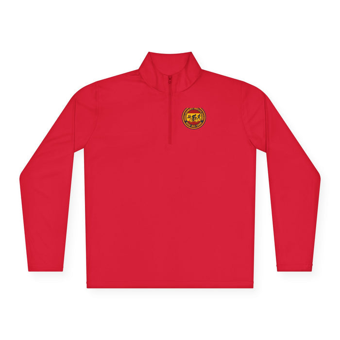 Orgullosamente Triatleta Español Unisex Quarter-Zip Pullover — Swim