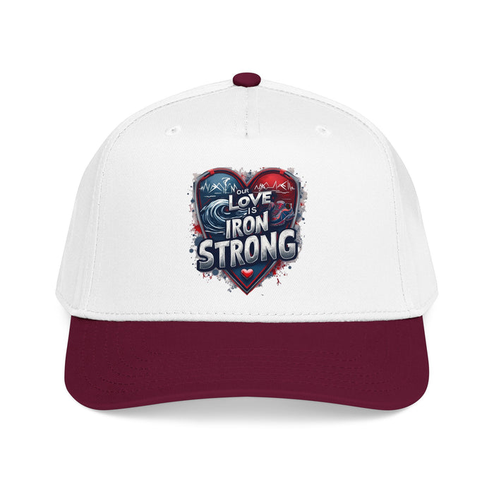 One size / Maroon / White