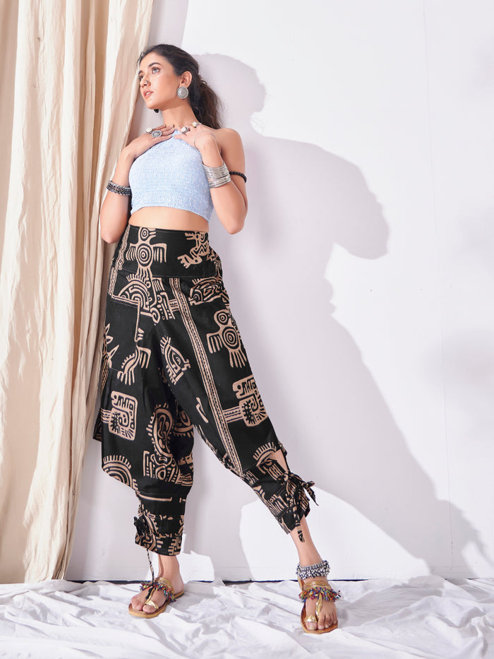 Buy Unisex Couple Baggy Gypsy Hippy Boho Harem Pants For Yoga Dance Travel
