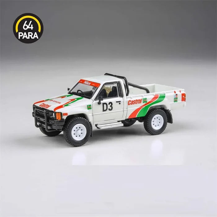 Para64 1/64 1999 Si EM1 Blue Pearl RHD Blue Pearl 935/78 Hilux White Diecast Model Car
