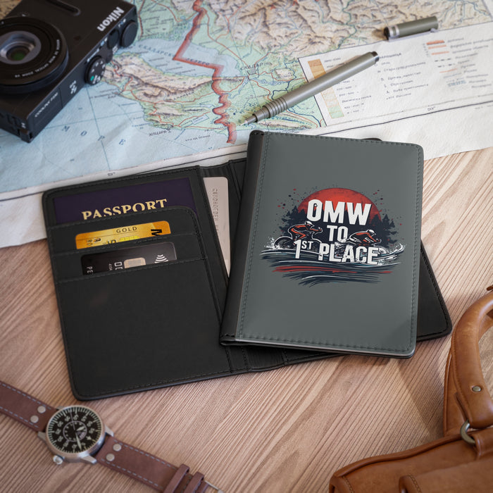 Passport Cover - RFID-Blocking Faux Leather OMW To 1st - Accessories - lifestyle view