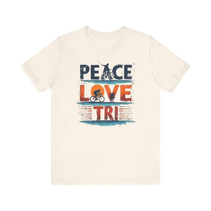 Peace Love Triathlon T-Shirt - lifestyle view