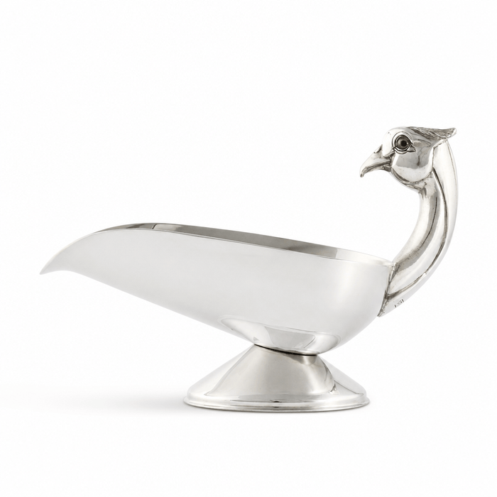 Pheasant  Handle Stainless Steel Gravy / Sauce Server 1