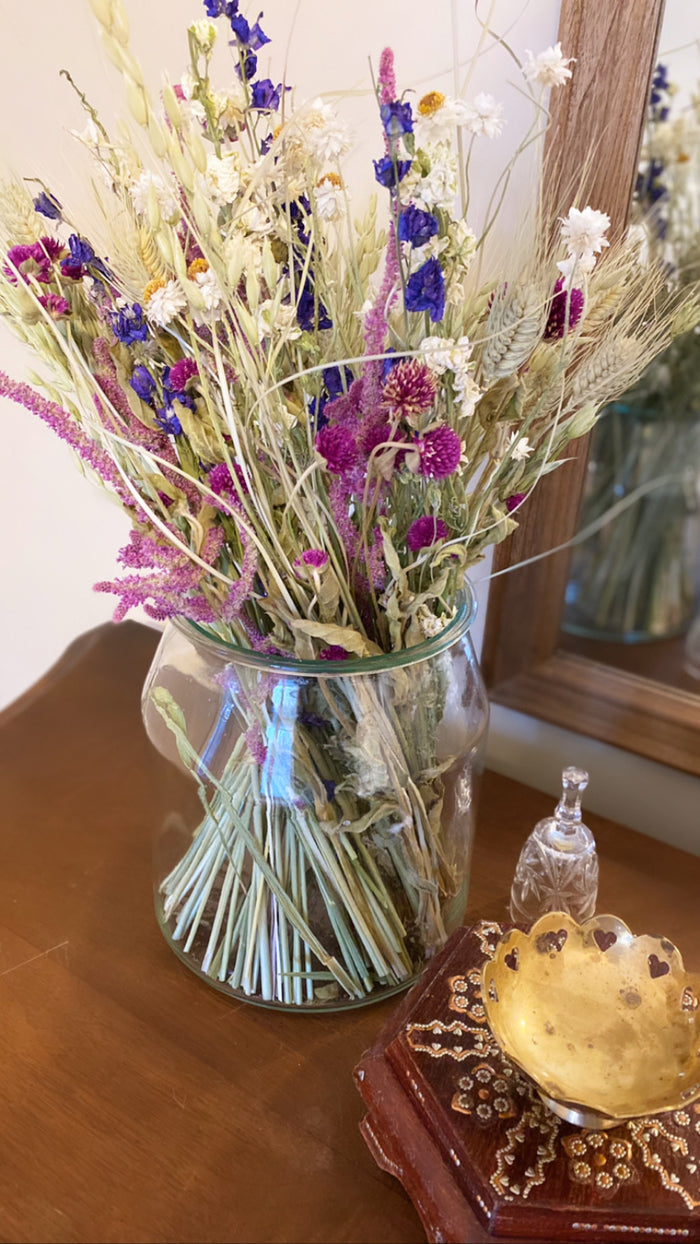 Pink Grasslands dried bouquet