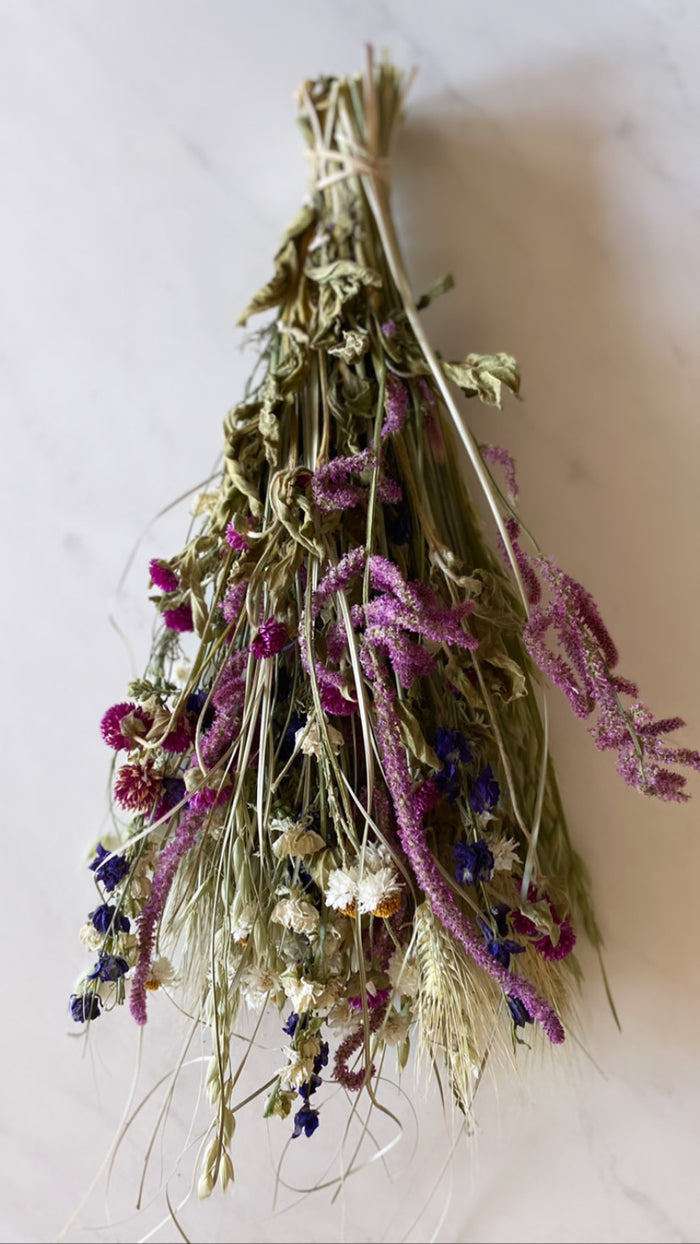 Pink Grasslands dried bouquet