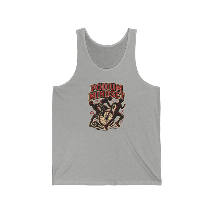 Podium Mindset Running Tank Top — Motivational Race Day Athletic Tank