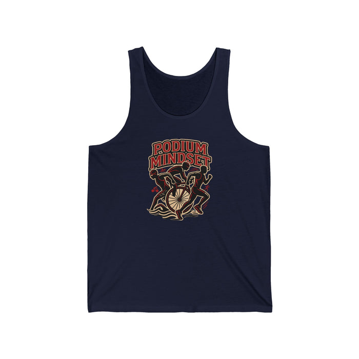 Podium Mindset Running Tank Top — Motivational Race Day Athletic Tank