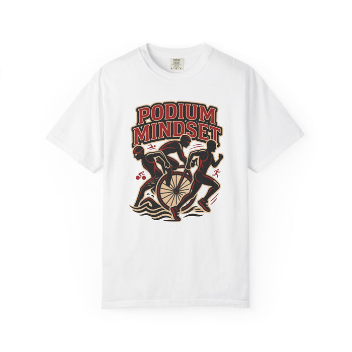 Podium Mindset T-Shirt — Triathlon Racing Graphic Tee