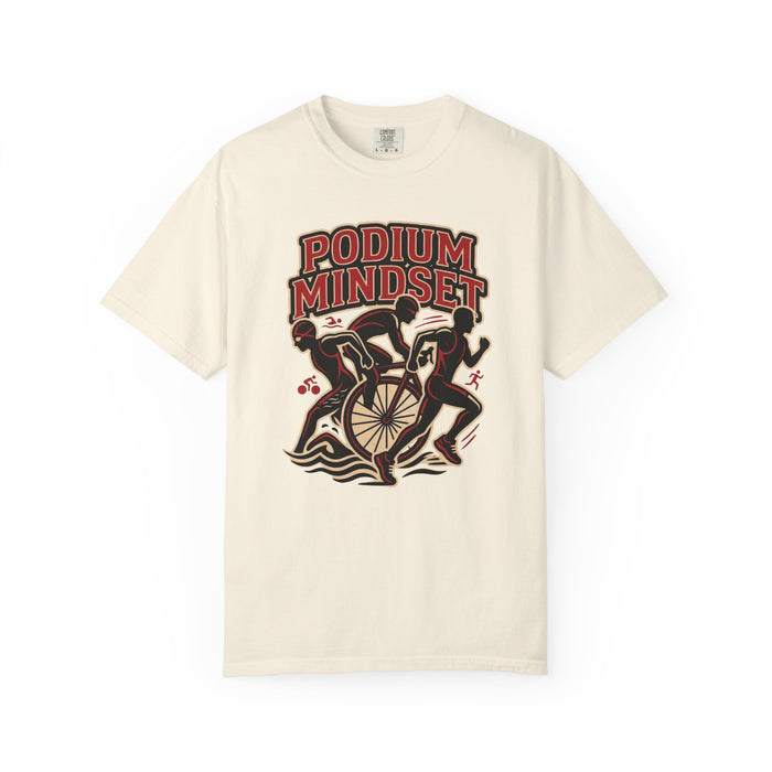 Podium Mindset T-Shirt — Triathlon Racing Graphic Tee