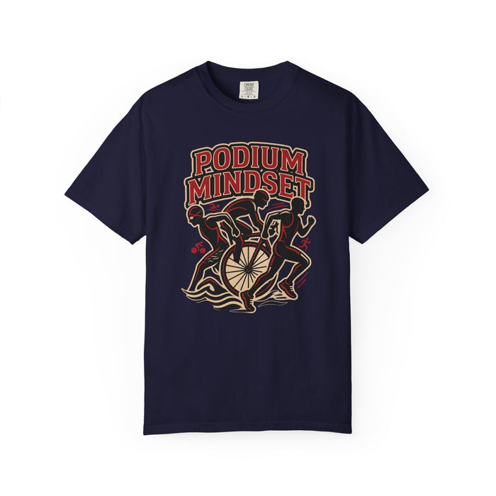 Podium Mindset T-Shirt — Triathlon Racing Graphic Tee