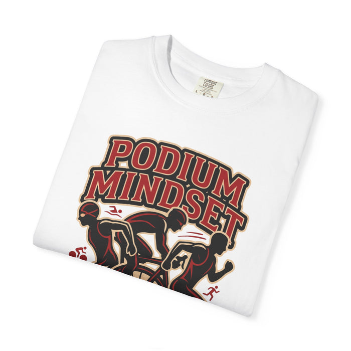 Podium Mindset T-Shirt — Triathlon Racing Graphic Tee