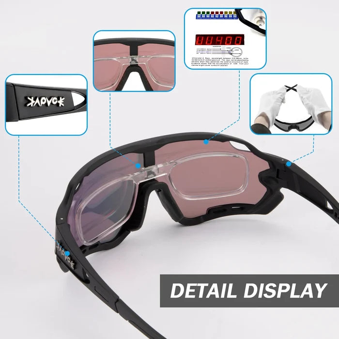 Polarized Cycling Glasses with UV Protection - Accessories - lifestyle view for triathlon
