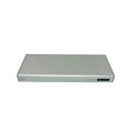 The refurbished Polycom Group Series 500 Real Presence 2201-61078-001, a rectangular silver device from Polycom, features a black power switch and indicator lights, offering advanced conferencing technology. NO ADAPTER included.