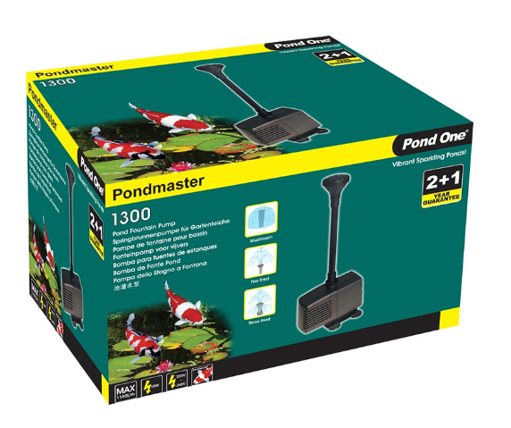 Pond-One Pondmaster Fountain Pump - 1300 - 1100L/Hr