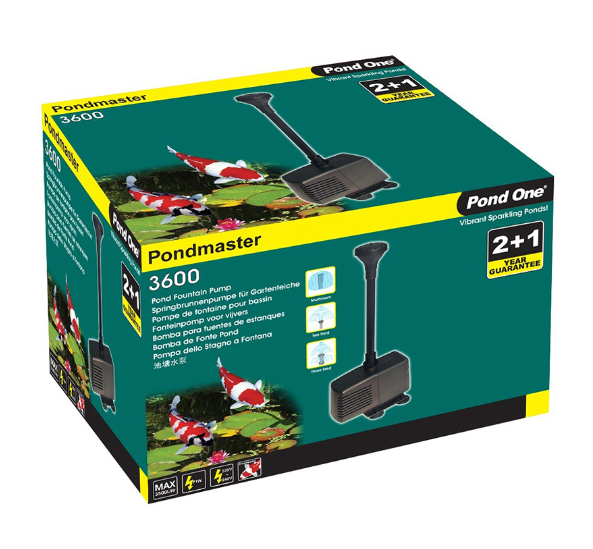 Pond-One Pondmaster Fountain Pump - 3600 - 3500L/Hr