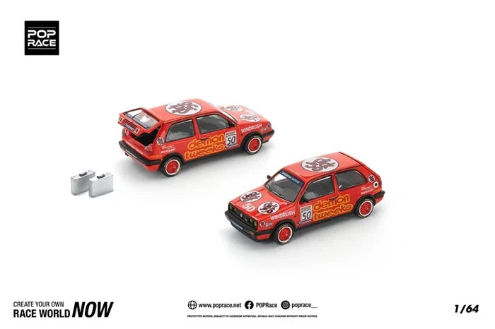 Pop Race 1:64 LPI 800 / GTI MkII / SKYLINE V8 / RX7 FC3S Die-Cast Car Model Miniature Gifts