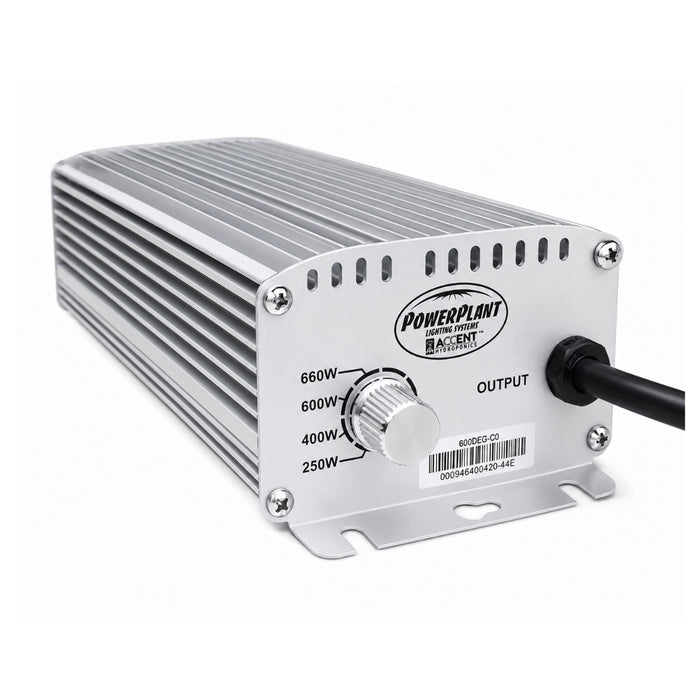 PowerPlant 600W Grow Kit with Digital Ballast, Reflector & Lamp