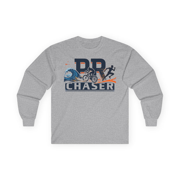 PR Chaser Triathlon Long Sleeve Cotton Tee - Long-sleeve - detail view
