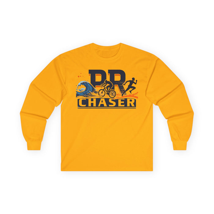 PR Chaser Triathlon Long Sleeve Cotton Tee - Long-sleeve - lifestyle view
