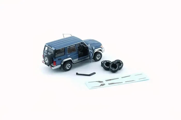 **Pre-Order** BM Creations 1:64 Land Cruiser LC76 Blue (LHD) Diecast Model Car