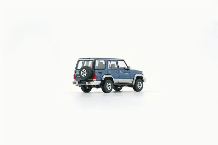 **Pre-Order** BM Creations 1:64 Land Cruiser LC76 Blue (LHD) Diecast Model Car